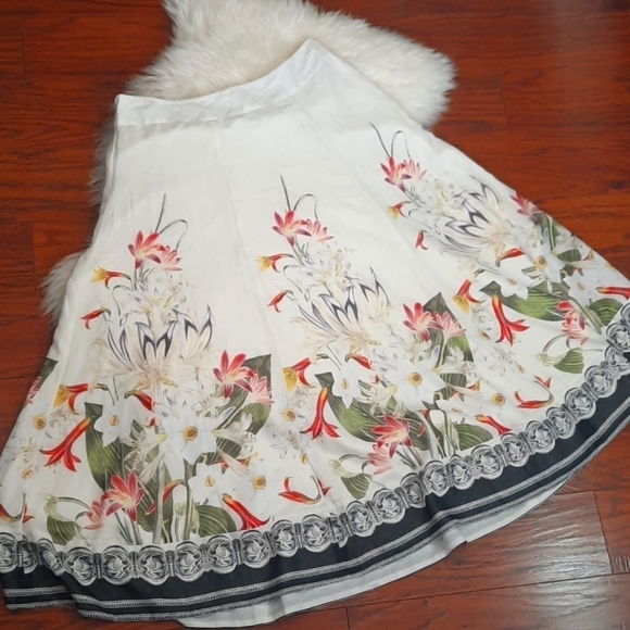 Soft Surroundings Floral Skirt - Picture 1 of 6